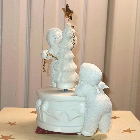 Snowbabies Dept 56 O Christmas Tree Music Box 2001 - Picture 3 of 10